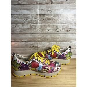 Multi Color Sneakers Shoes by Goby Let Your Soul Free EU 38/US 7.5 Funky Retro
